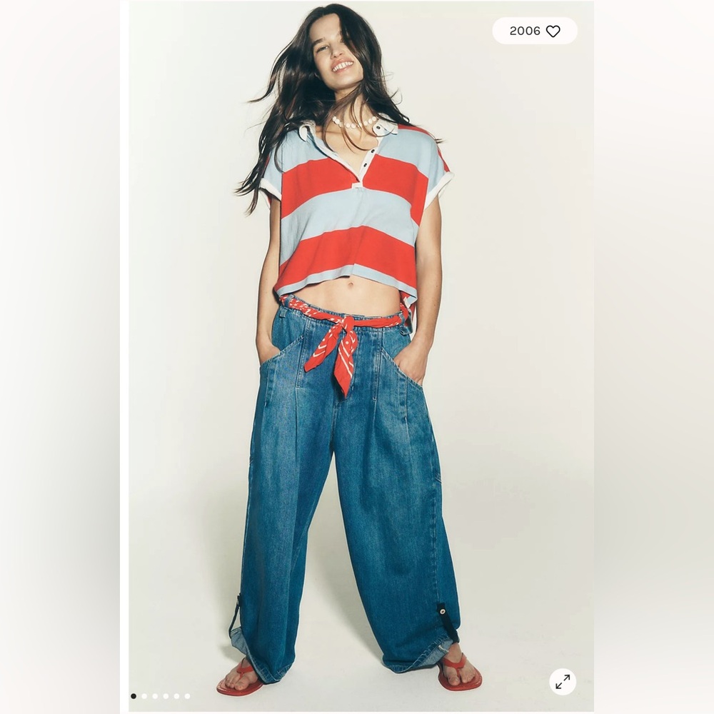 We The Free La Vida Pull On Jeans Size L NWT
